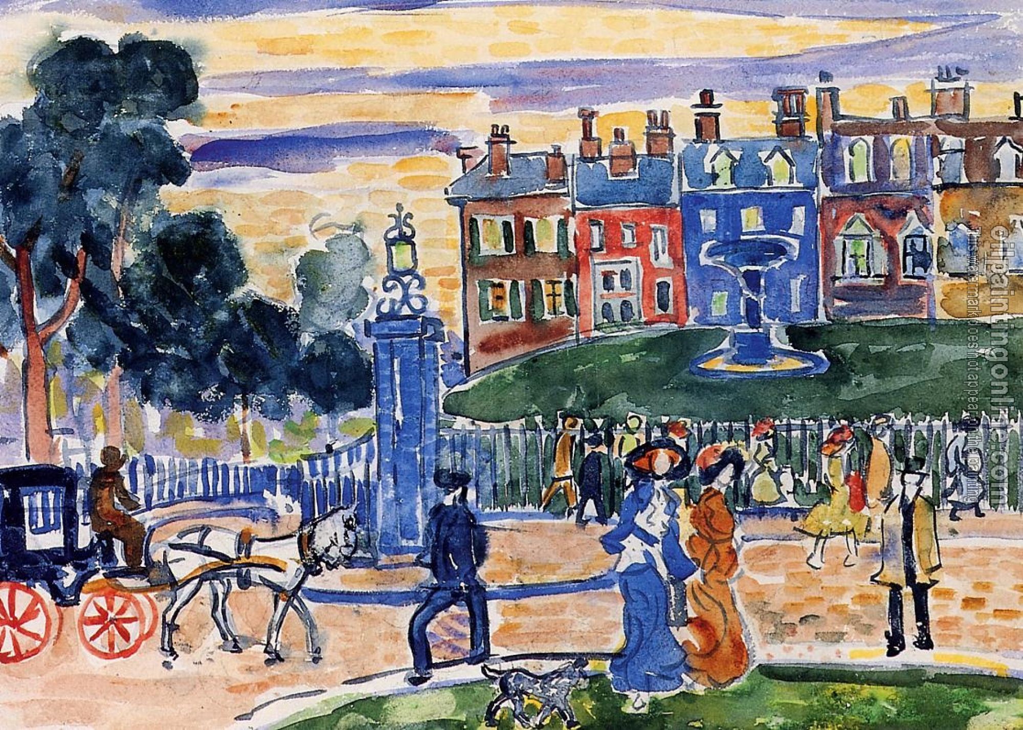 Prendergast, Maurice Brazil - Edge of the Park